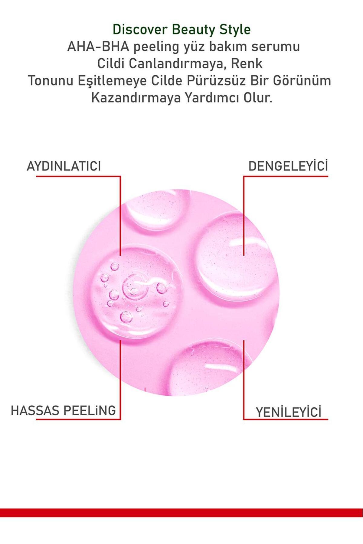 Aha %10 Bha %2 Leke Karşıtı & Cilt Tonu Eşitleyici Peeling Maske Cilt Bakım Serumu 30 ml — 860071 — تصویر 4 از 5