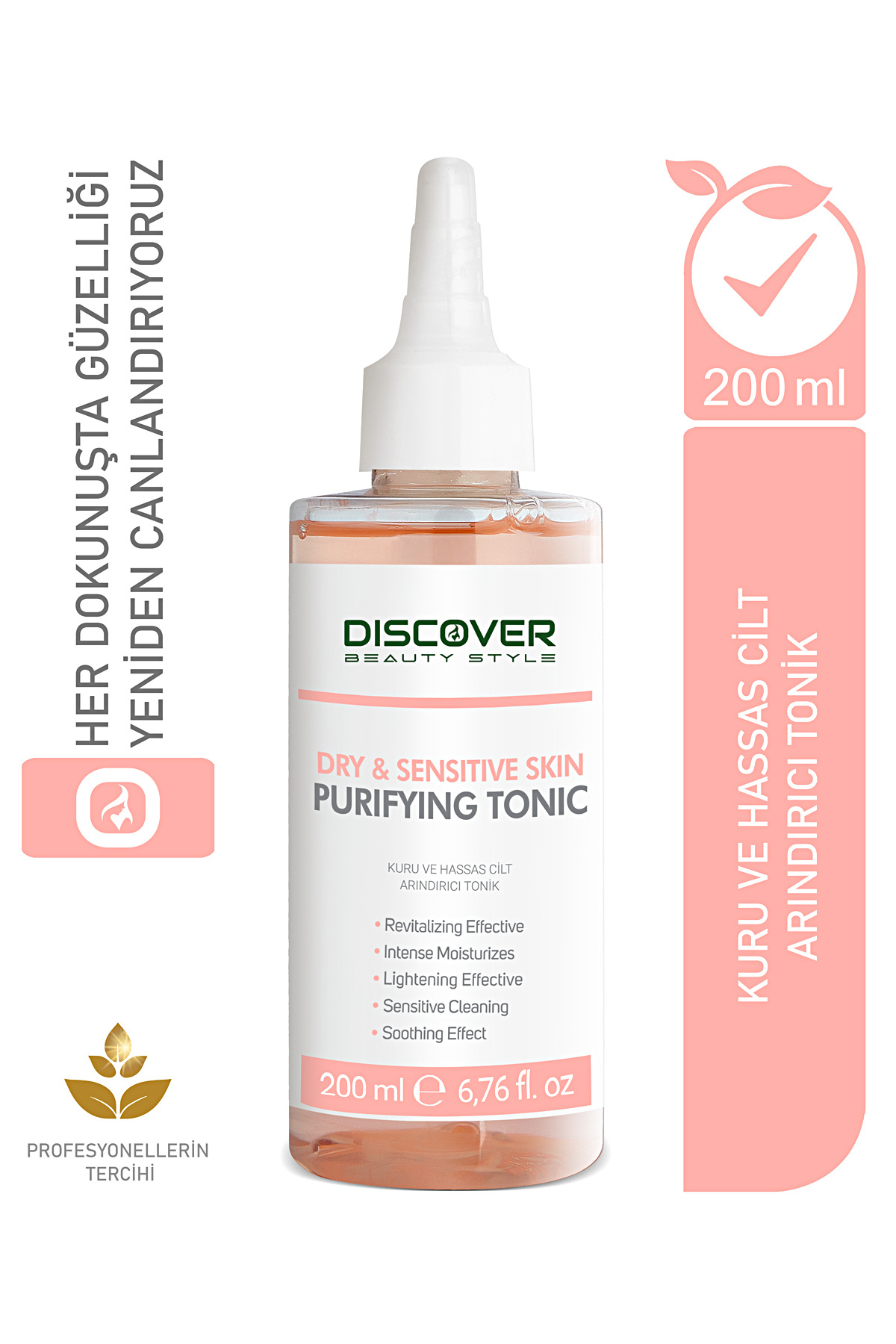 Discover Beauty Style Kuru Ve Hassas Ciltler Için Canlandırıcı Yatıştırıcı Ve Nemlendirici Arındırıcı Tonik 200 ml — 860156