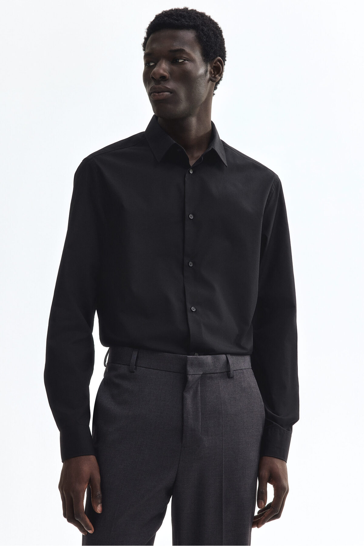 H&M Slim Fit Kolay Ütülenir Gömlek