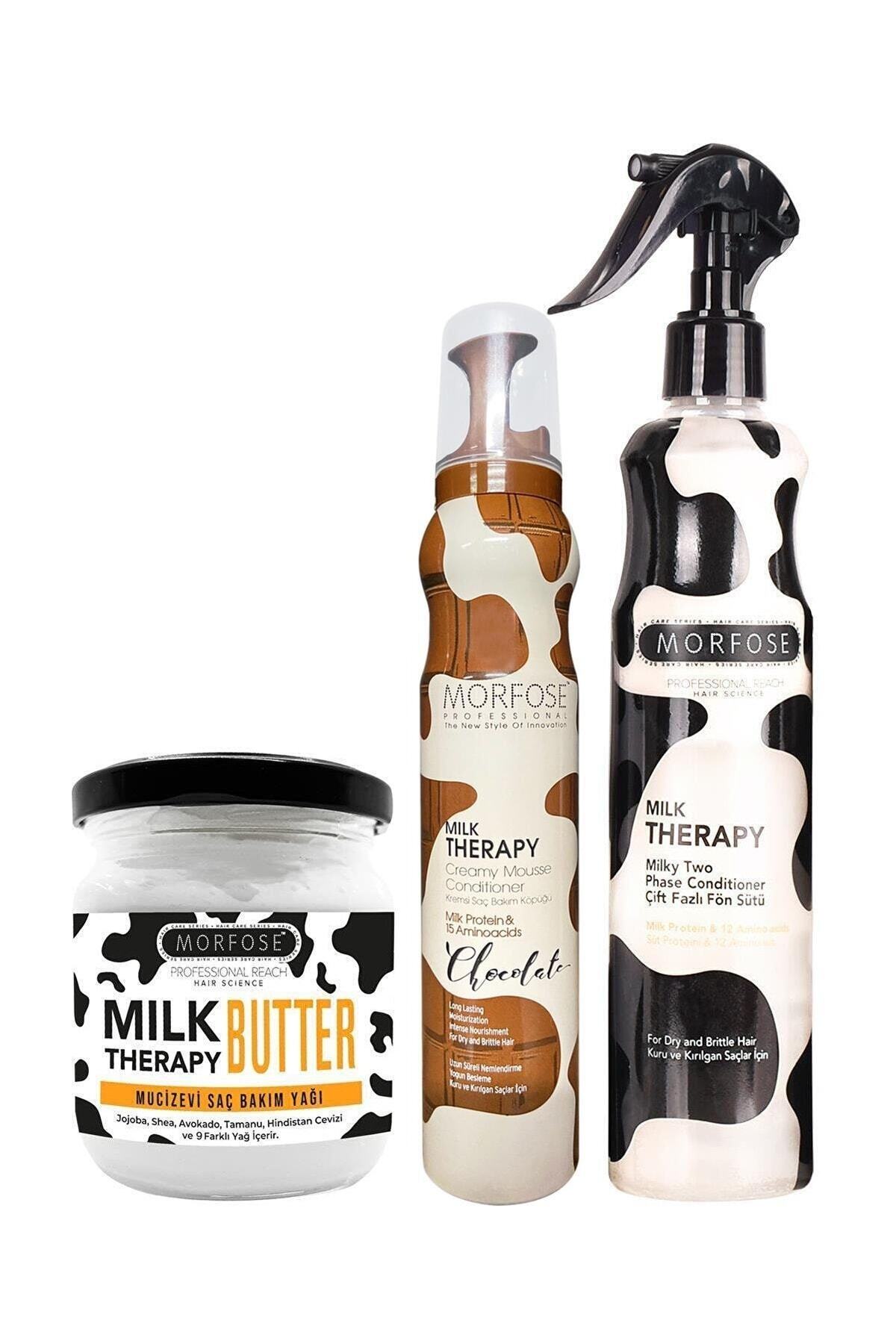 Morfose Milk Therapy Saç Köpüğü Chocolate Saç Bakım Seti - Fiyatı