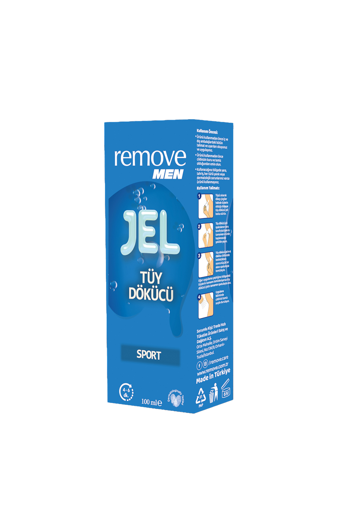 Tüy Dökücü Jel 100 ml Sport — M260508005-2 — تصویر 3 از 4