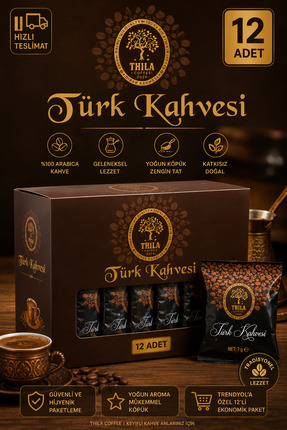 Thila Türk Kahvesi 100 gr 12'li Paket (Fabrika Satış Mağazasından)