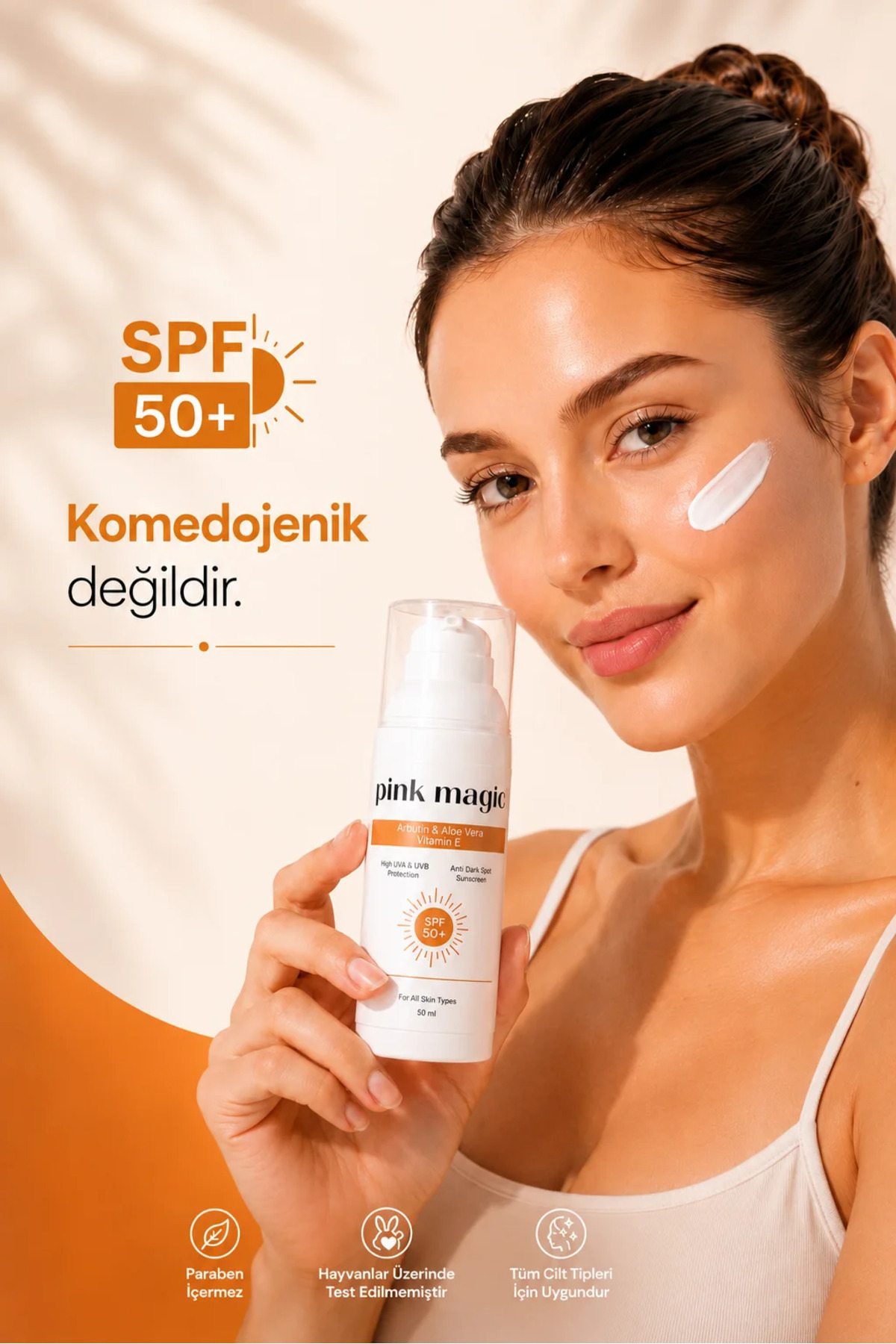 Leke Karşıtı & Aydınlatıcı Yüz Güneş Kremi / SPF 50+ — تصویر 9 از 9