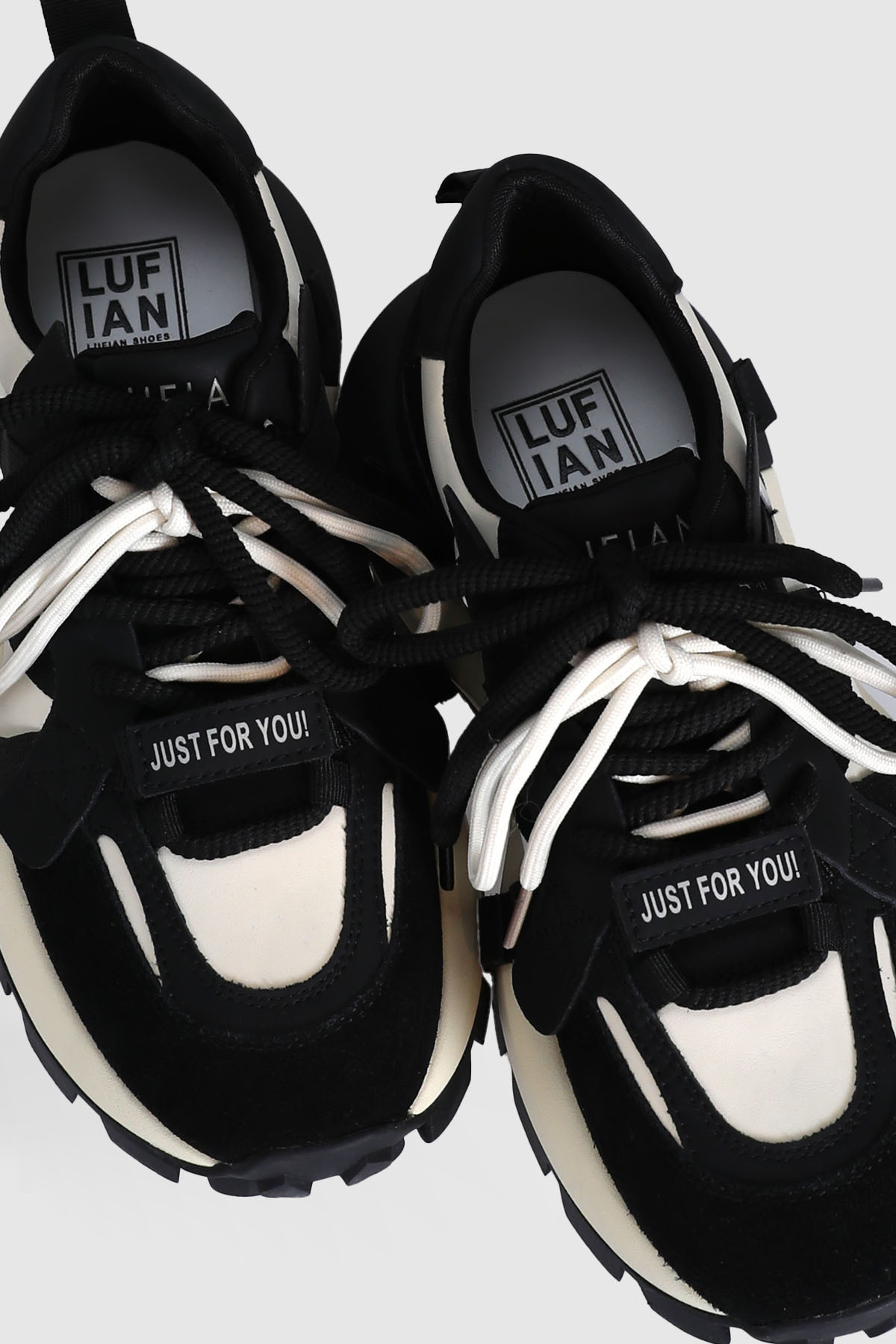 Lufian Yoko Kadın Sneaker Ayakkabı Siyah görsel 3