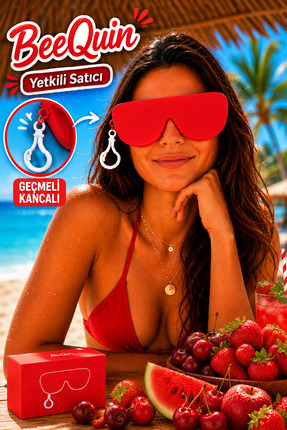 BeeQuin Silikon Güneş Gözlük Kabı Kılıfı Çizilmez Cam Koruyucu Katlanabilir K...
