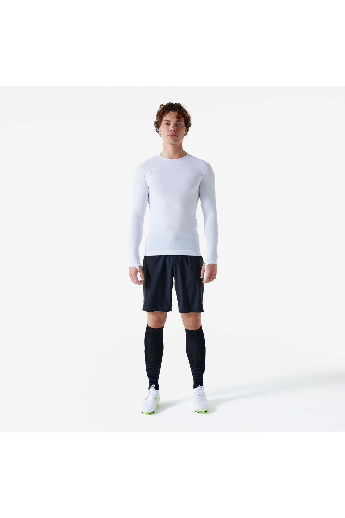 Decathlon Kipsta Futbol Uzun Kollu Termal İçlik - Beyaz - Keepdry