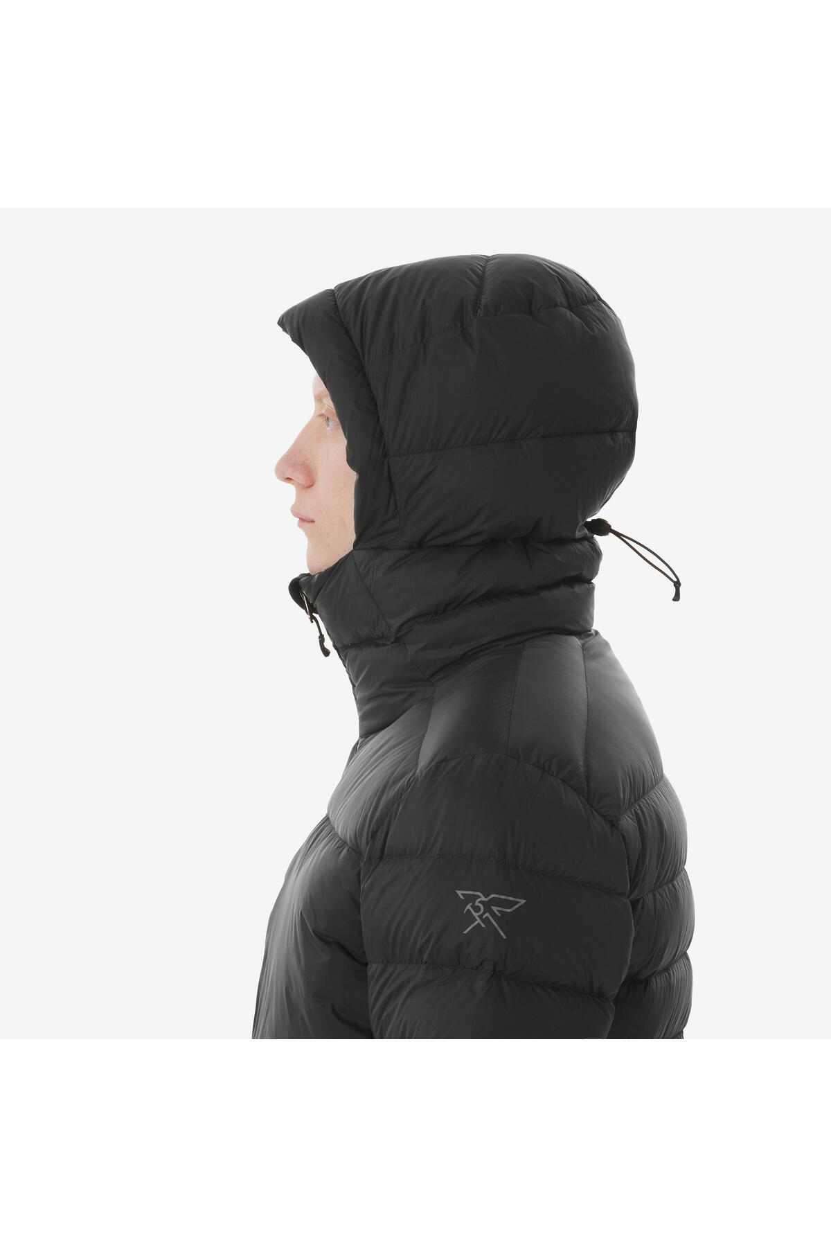 کاپشن پفی مردانه سایموند مدل Down Outdoor - کلاه دار - مشکی - MT500 - -10 °C — آبی 331150 — تصویر 3 از 8
