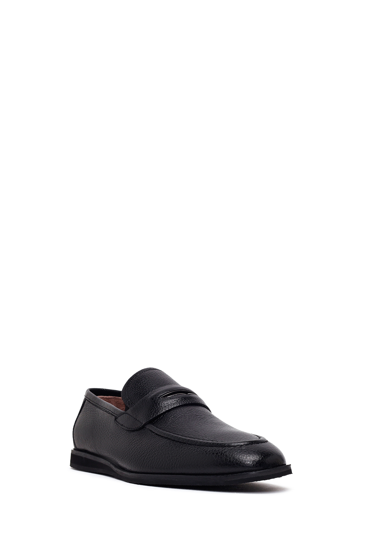 Derimod Erkek Siyah Deri Klasik Loafer 26SFD6014FT görsel 7