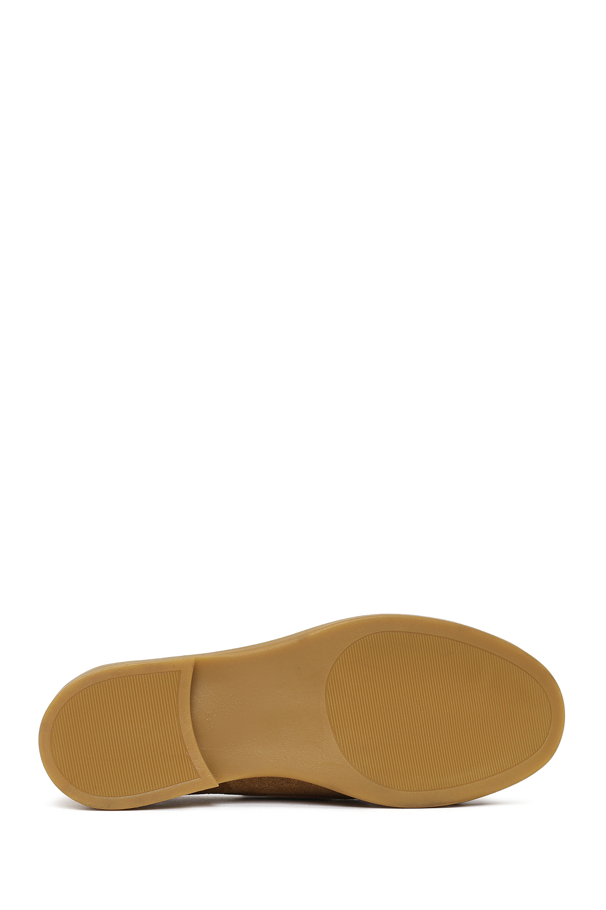 Derimod Kadın Taba Püsküllü Süet Deri Loafer 26PFD510510 görsel 7