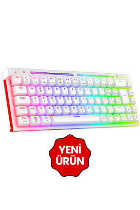 gameagle Nebula Red Switch RGB Mekanik Klavye Full Anti-Ghosting Kompakt Gami...