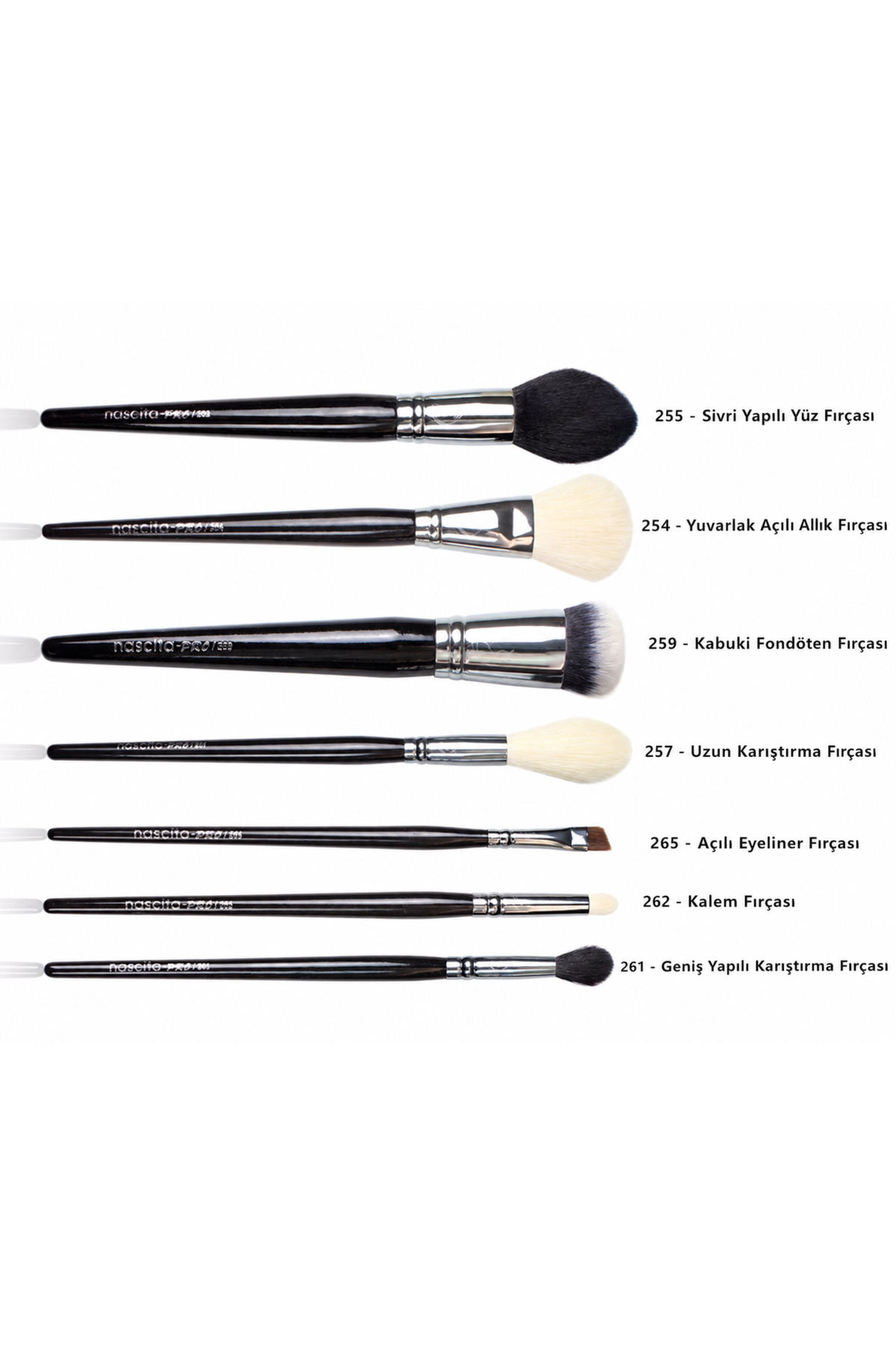 Pro Essentials Collection Fırça Seti 37 — NASBRUSHSET37 — تصویر 2 از 4