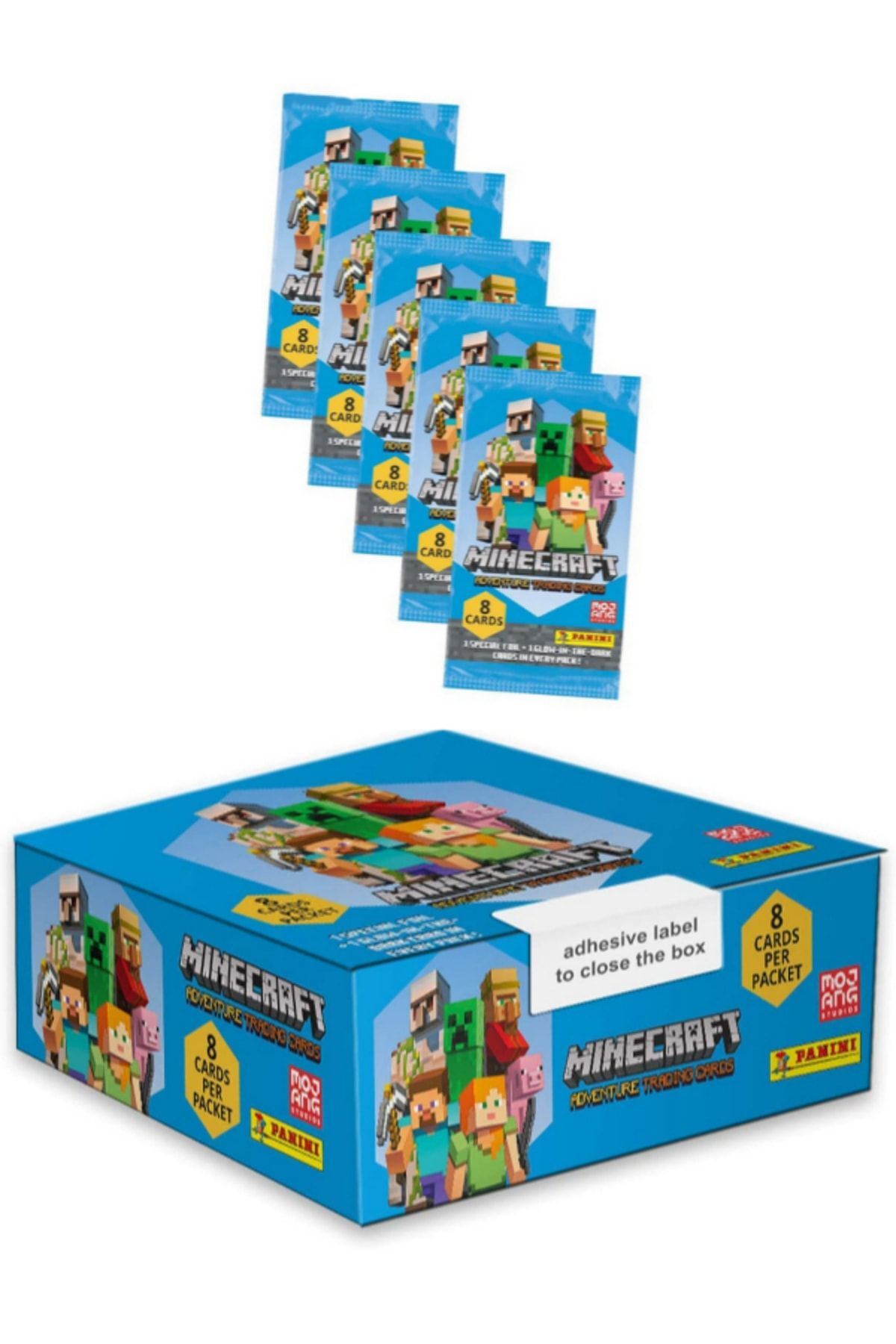 Panini Minecraft Trading Card - 5 Packs