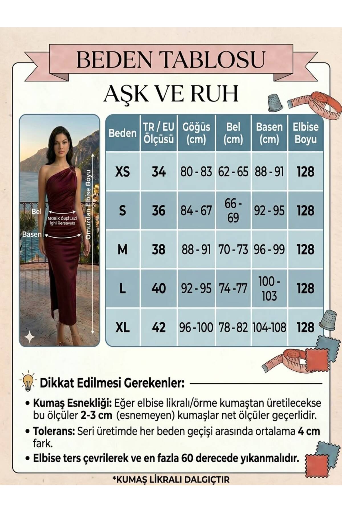 sozan  Tek Omuz Detaylı Drapelli TOKA Aksesuarlı detaylı Yırtmaçlı Elbise - Görsel 5