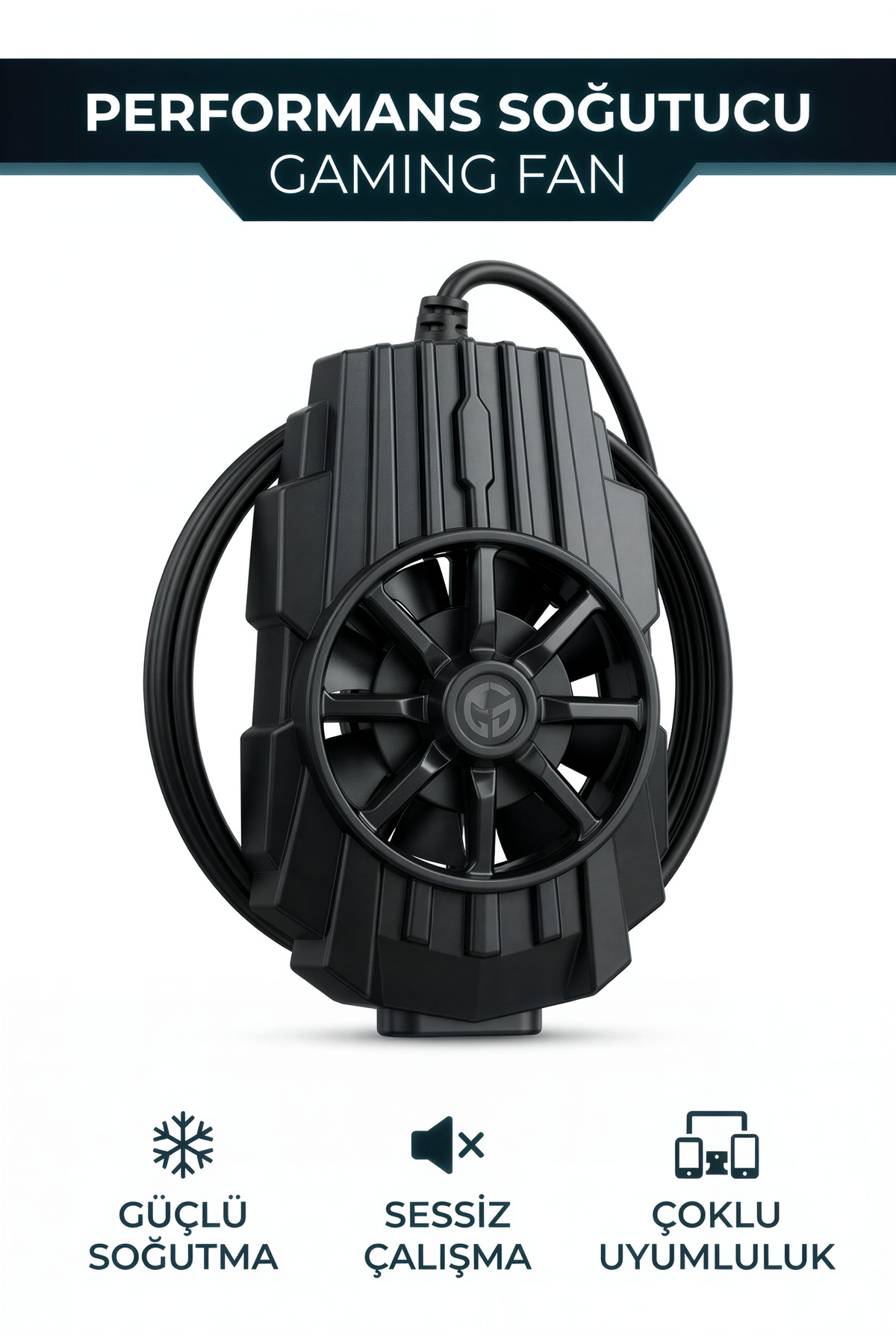 S10 Professional Gaming Phone Cooler Fan - Fast and Quiet Radiator Clip Design