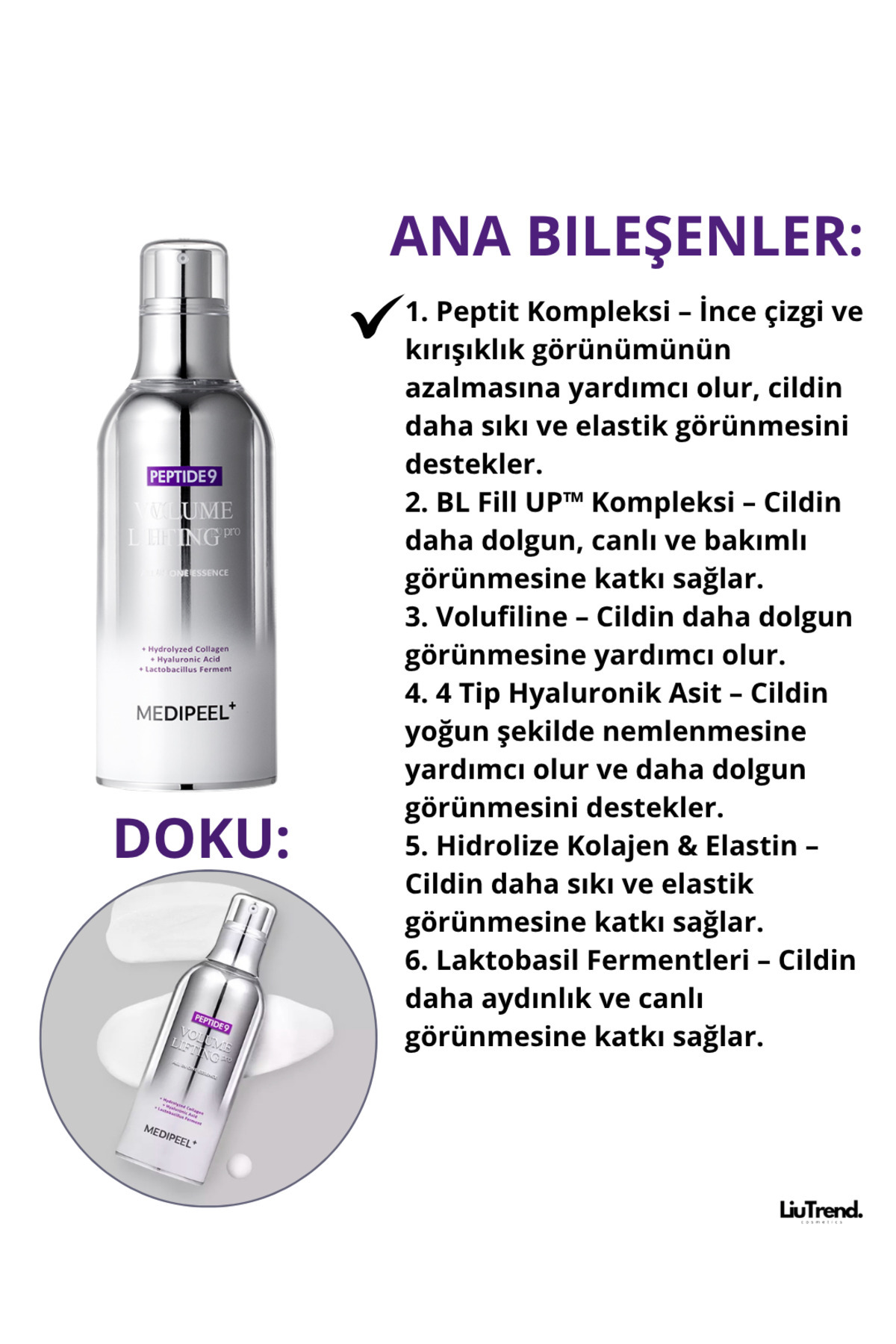 Peptide 9 Volume Lifting All In One Ess. PRO 100 ml Peptitli oksijen lifting özü — M0093 — تصویر 2 از 6