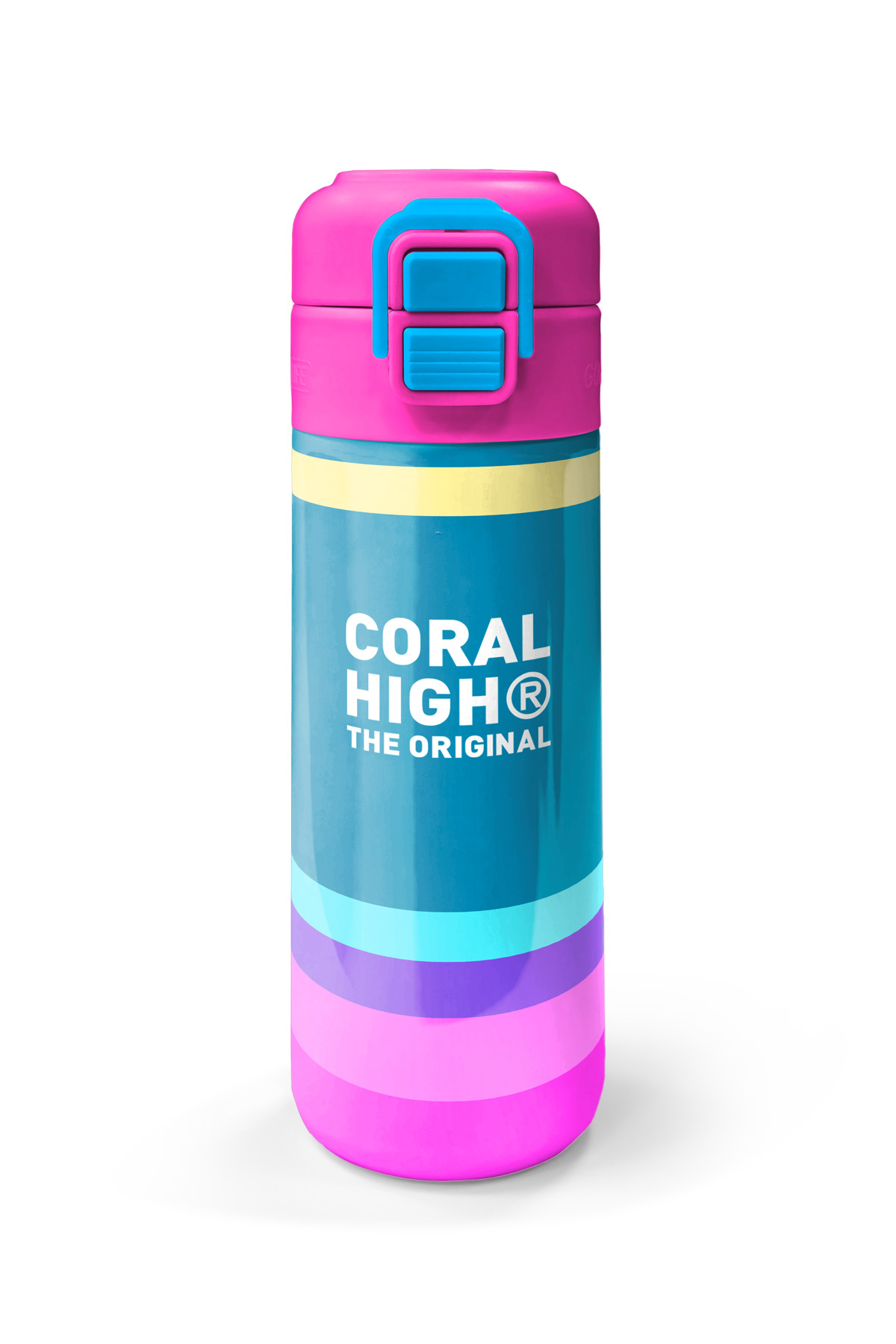 Kids Pembe Pastel Renkli Pipetli ve Direkt İçim Çelik Termos 500 ml 31960