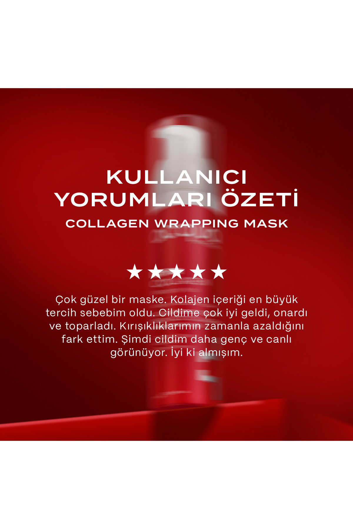 Collagen | Nemlendirici Gözenek Kırışıklık Karşıtı Kolajen Porselen Cam Cilt Soyulabilir Maske 70 ml — ACP0022 — تصویر 8 از 8
