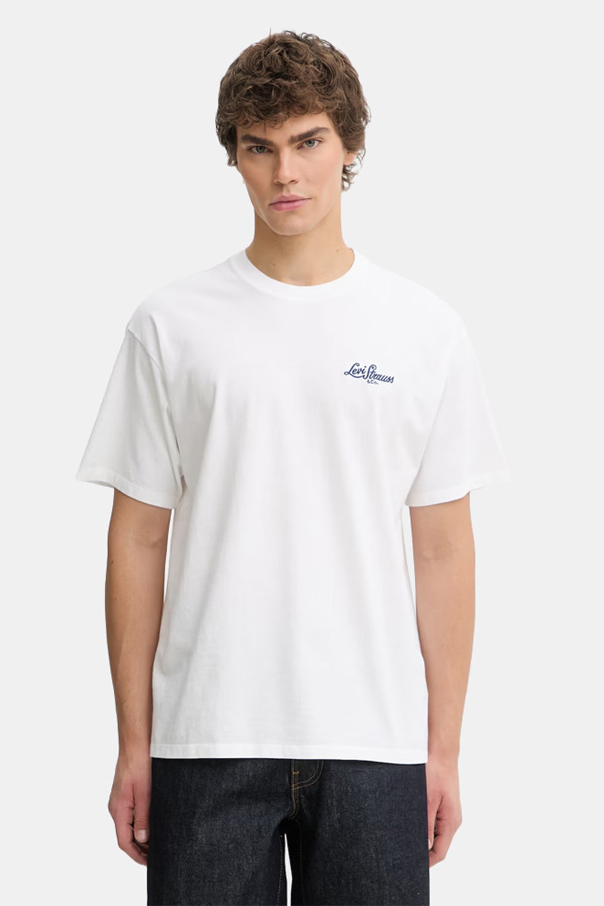 تی شرت مردانه طرح لوگو دار یقه گرد نخی معمولی A9440 لیوایز تی شرت Levi's