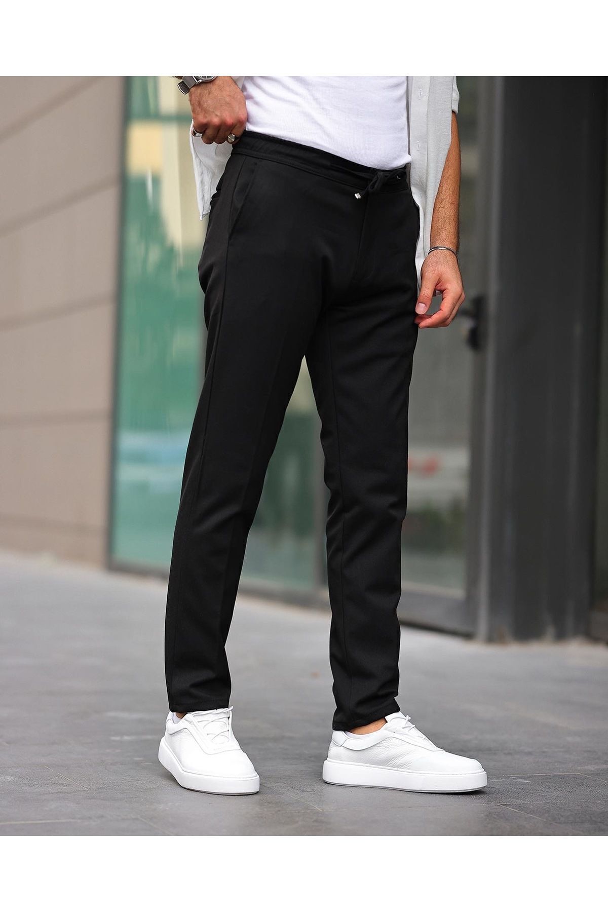 BASEL.CO Erkek Slim Fit Likralı Jogger Pantolon görsel 3