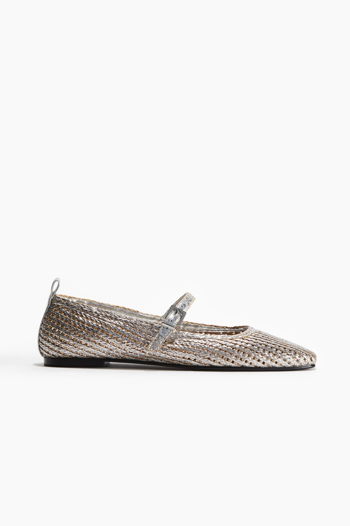 H&M Hasır Mary Jane Babet