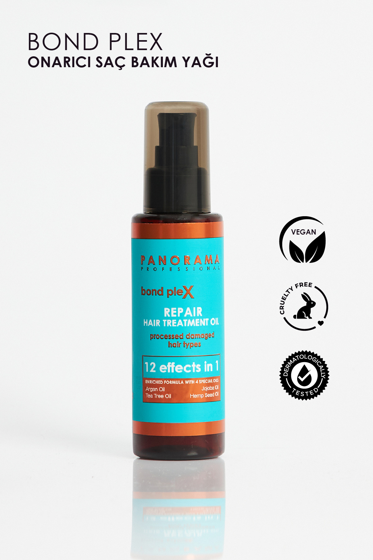 5'li Bond Plex Yoğun Onarıcı Saç Bakım Seti | Yıpranmış ve Hasarlı Saçlar İçin | Argan - Jojoba - Tea Tree - Seed 4 Yağ İçeren Formül — BP001 — تصویر 7 از 9
