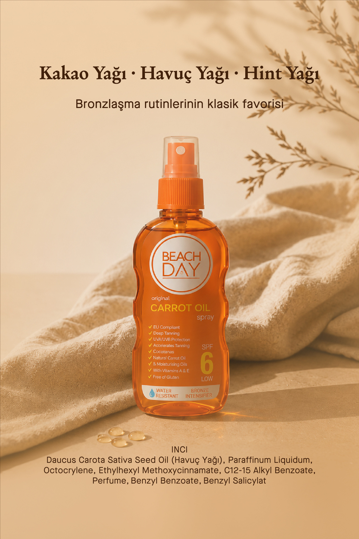 Havuç Yağı 6f 150 ml Sprey 8699375047868 — BD04 — تصویر 7 از 9