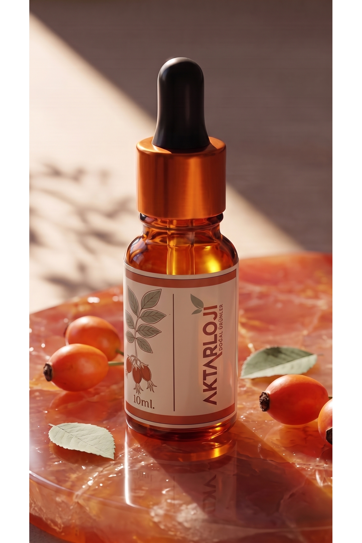 Kuşburnu Çekirdeği Yağı 10 ml / Soğuk Sıkım / %100 Saf Ve Doğal / Rosehip Seed Oil — A1-Kuşburnu-yag-10 — تصویر 8 از 8