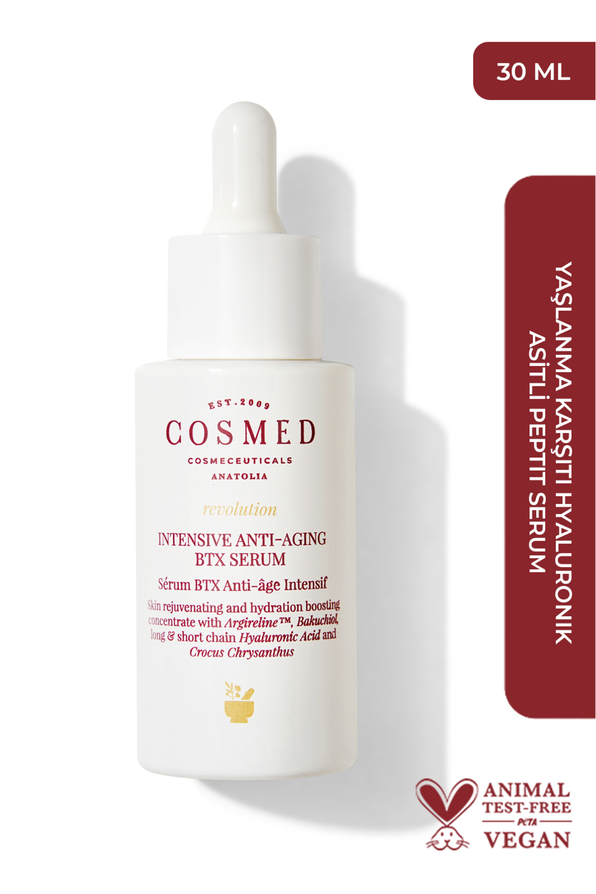 COSMED Olgun Ciltler İçin Kırışıklık ve Yaşlanma Karşıtı Yüz Bakım Serumu/INTENSIVE ANTI-AGING BTX SERUM — 20601