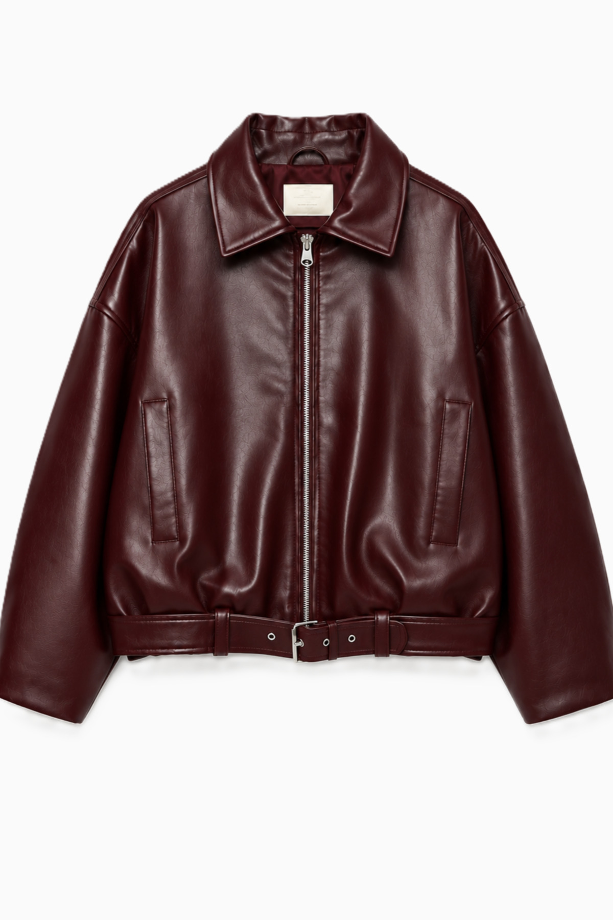 moda armanc Kadın Oversize Bomber Suni Deri Ceket | Yeni Sezon Kemerli Biker Ceket