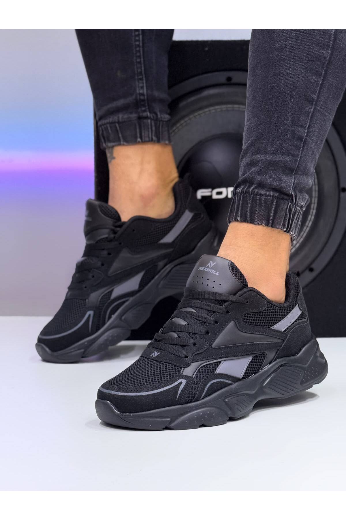 NEXSOLL Erkek Sneaker Spor Ayakkabı Hafif Taban, Günlük & Yürüyüş Modeli