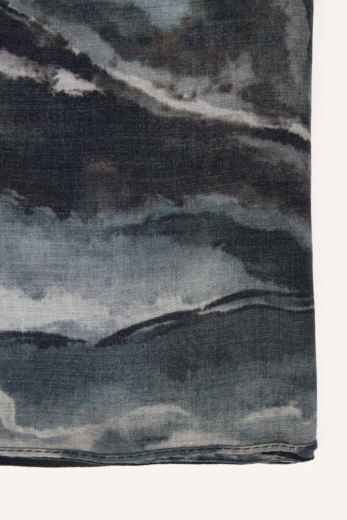 DeFacto Fresh Scarfs X Indigo Batik Viskon Şal I1751AX26SM görsel 7