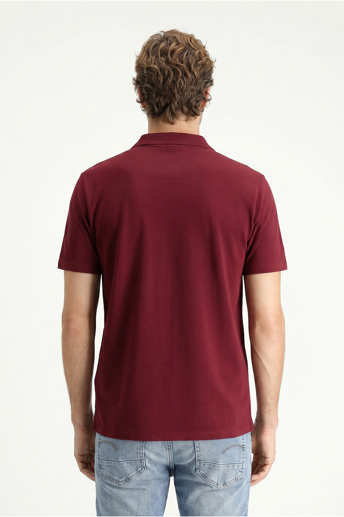 Kiğılı Polo Yaka Regular Fit Cepli Nakışlı %100 Pamuk Tişört görsel 4