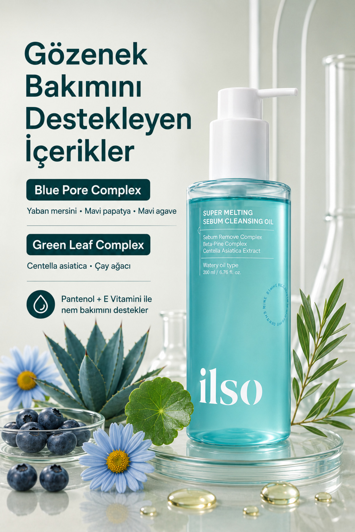 Sebum & Gözenek Temizleyici Yağ Bazlı Temizleyici — ILSO3 — تصویر 3 از 4