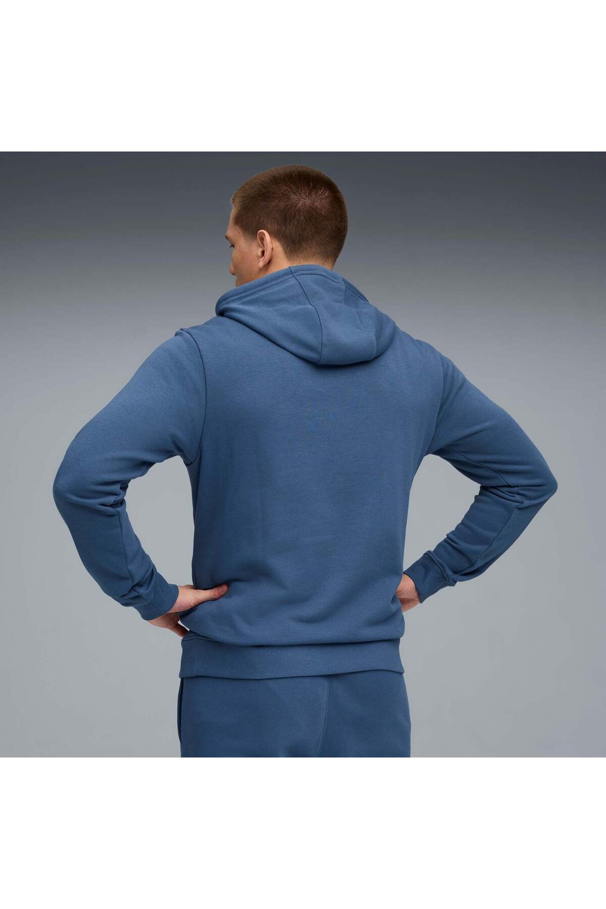 Puma TAD ESSENTIALS Erkek French Terry Kapüşonlu SWEATSHIRT görsel 3