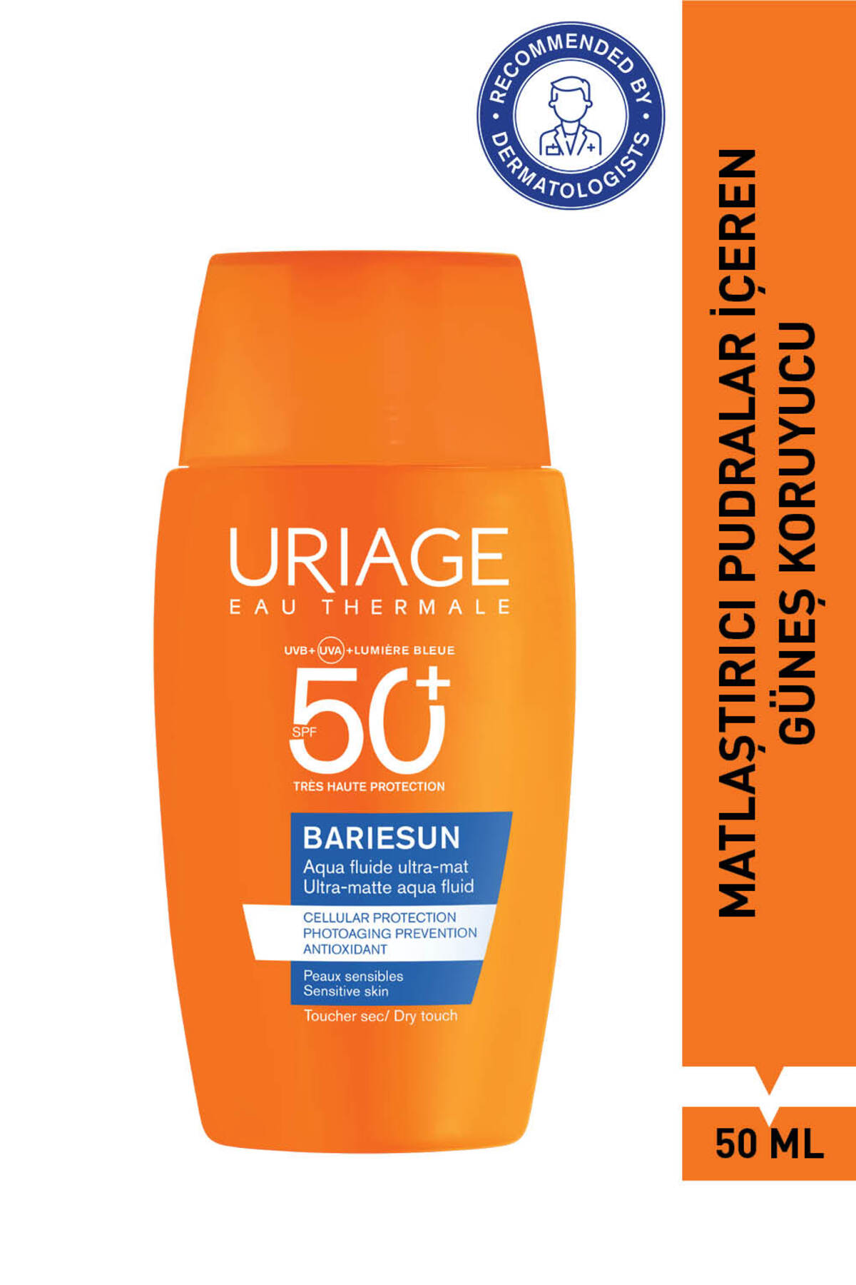 Uriage کرم ضد آفتاب بدون عطر BARIESUN SPF50+ به همراه پودر مات کننده، 50 میلی لیتر — UR 65242839