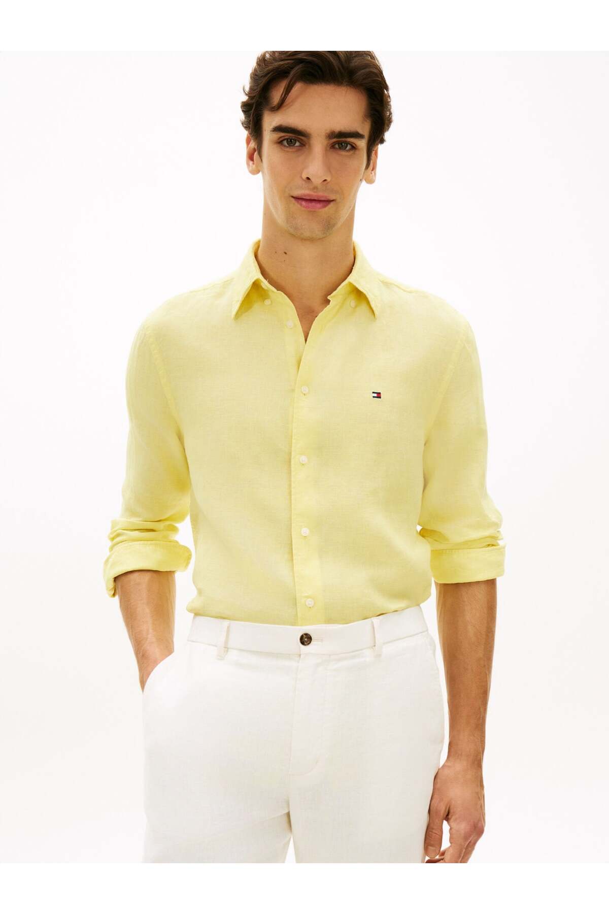 Tommy Hilfiger PIGMENT DYED LI SOLID RF SHIRT