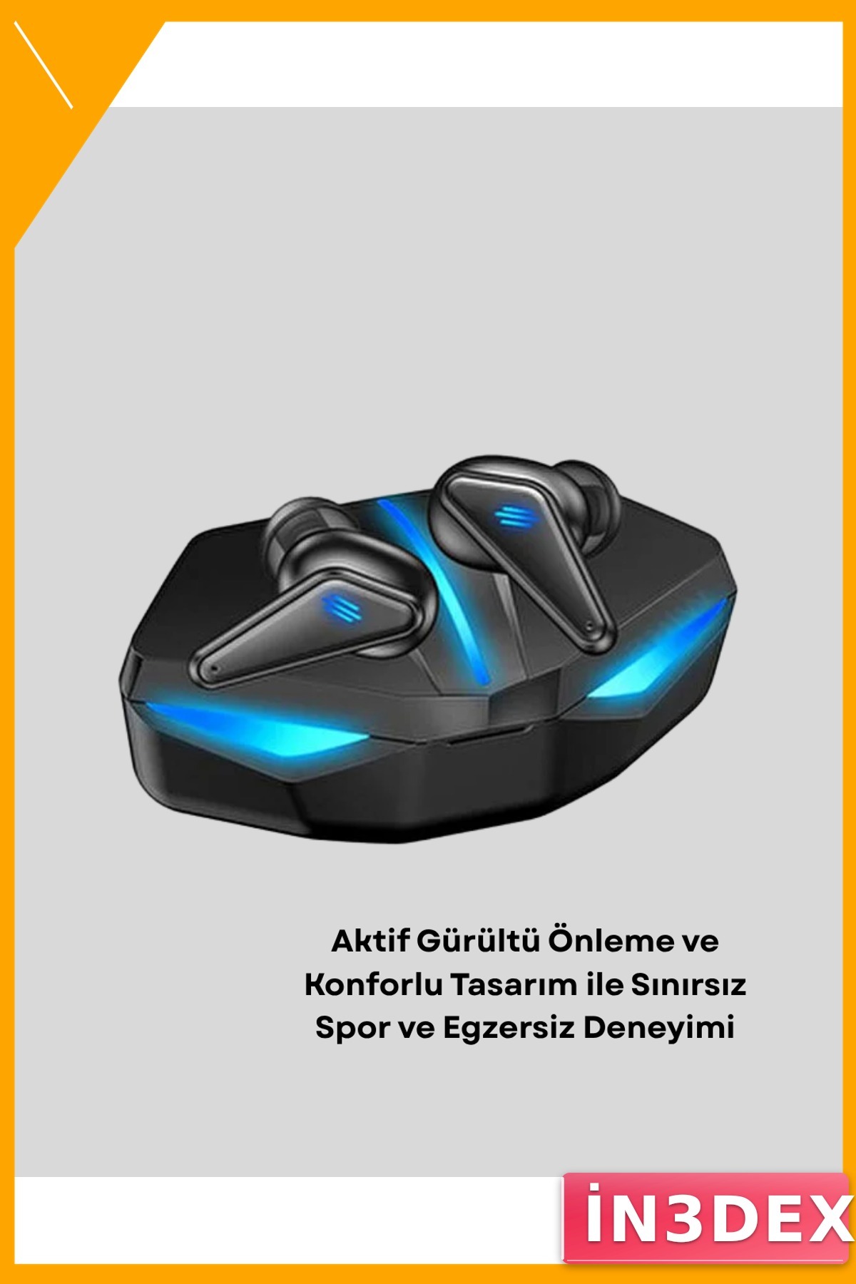 Kulak İçi Bluetooth Kulaklık Aktif Gürültü Engelleme 3D Ses Uzun Pil