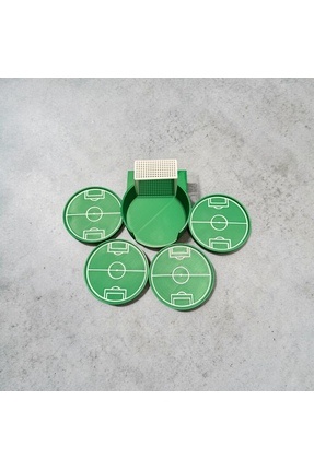 NozzleWorks Futbol Sahası Temalı Bardak Altlığı – 3D Baskı Mini Kale Detaylı ...