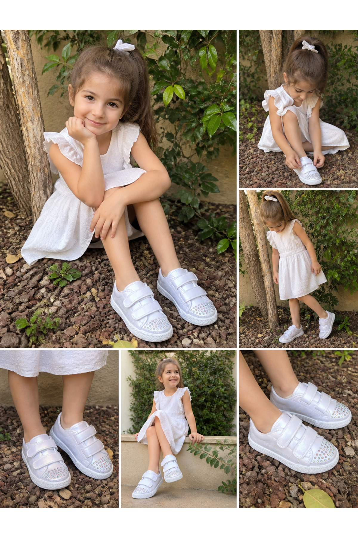 Girls' Shoes with Stones (sizes 31-35 are unlit )