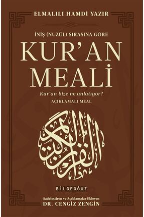 Bilgeoğuz Yayınları İniş (Nuzül) Sırasına Göre Kur'an Meali & Kur'an Bize Ne ...