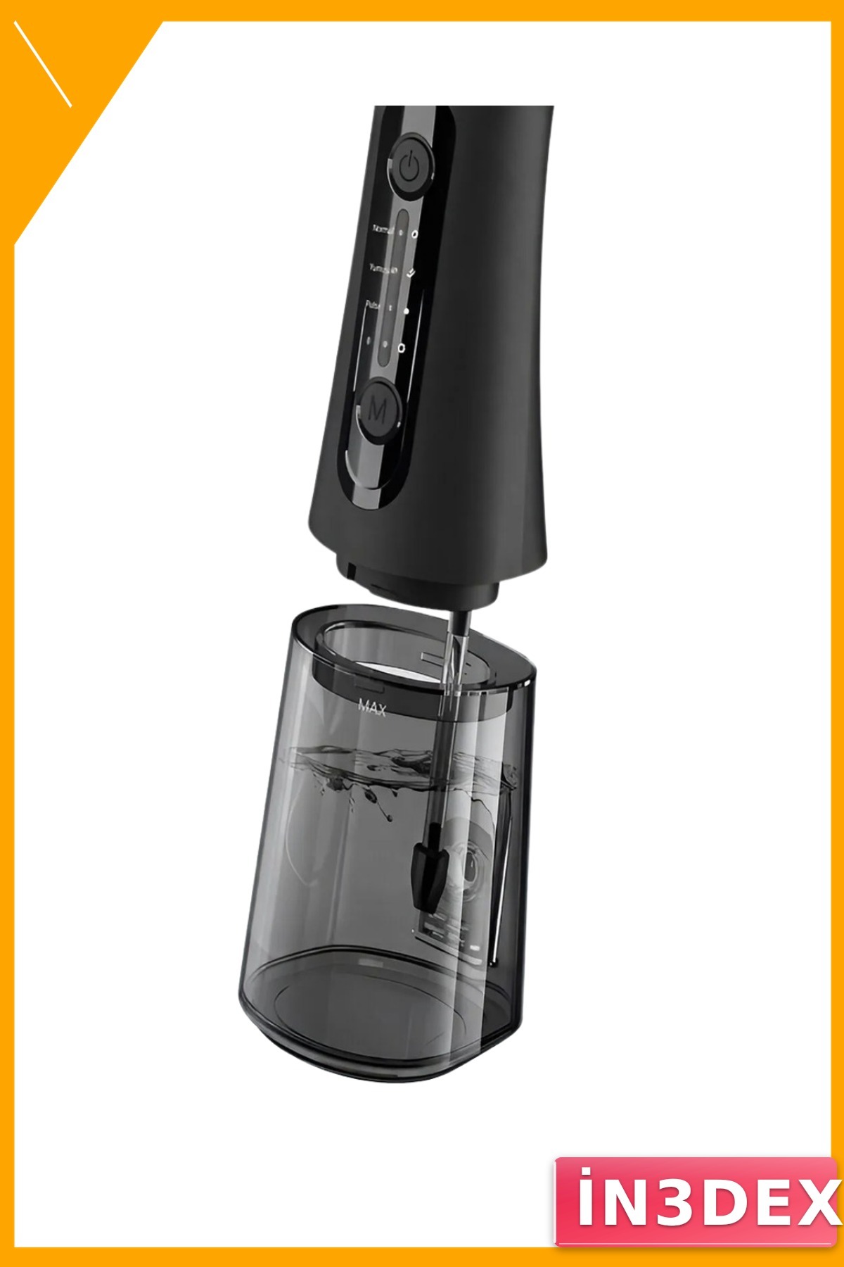 Kablosuz Ağız Duşu 4 Mod 5 Başlık IPX7 Su Geçirmez 320ml