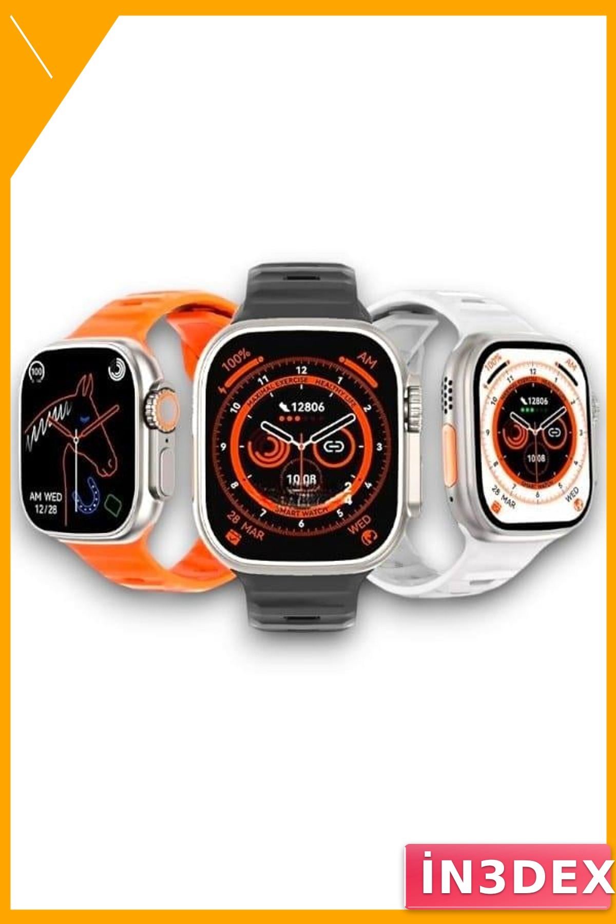 Akıllı Saat Arama Yapabilen IPS Ekran GPS Suya Dayanıklı 38mm