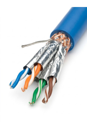 NetsShop S/FTP Cat.6A 23 AWG Profesyonel Zırhlı Kablosu (305m)