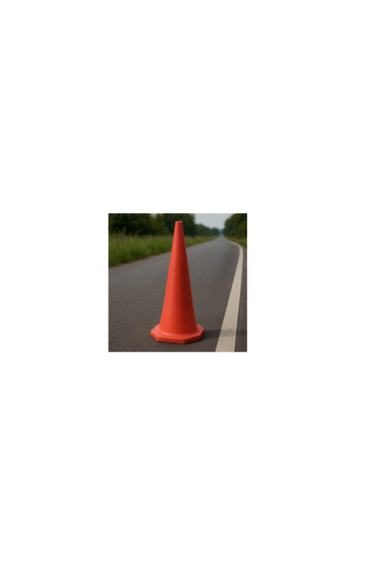 Trafik Konisi | Reflektifsiz – 90 cm Pe 2