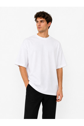 THEMODECHARME DÜZ TSHIRT OWERSİZE STANDART BEDEN