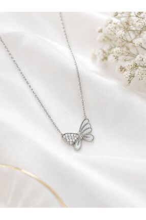 Sitare Jewelry Kelebek Figürlü 925 Ayar Gümüş Kolye