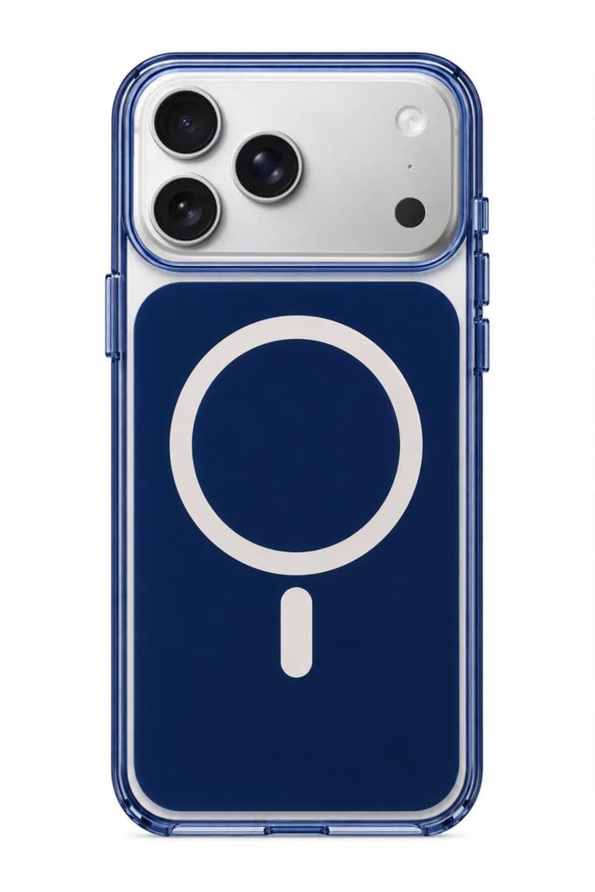 premium Colorful Hard Silicone with Back Animation Wireless Charging Support for iPhone 17 Pro Compatible
