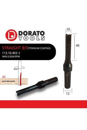 dorato 3 ağızlı karbür uçlu Titanyum kaplamalı kanallı parmak freze ucu