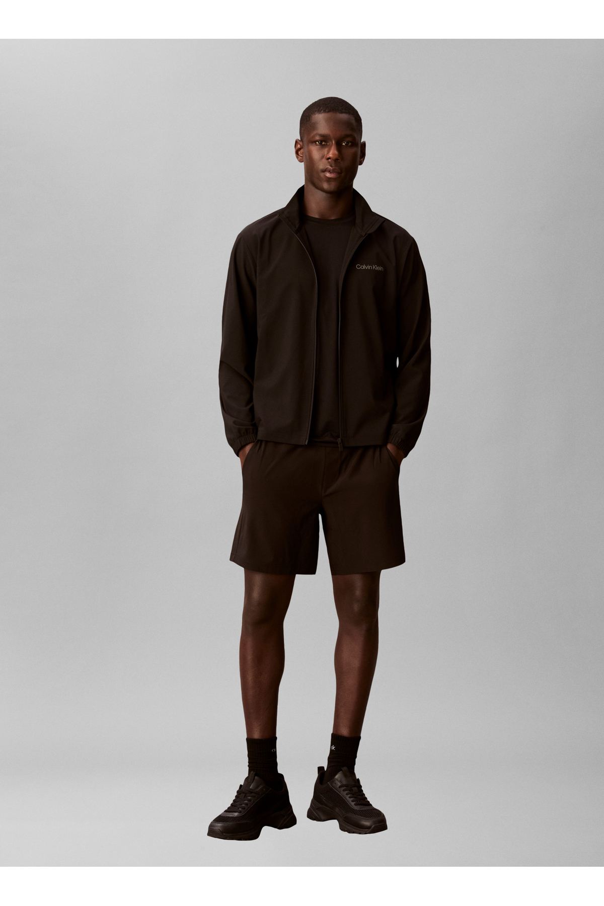 شلوارک برمودامردانهCalvin Kleinمشکی