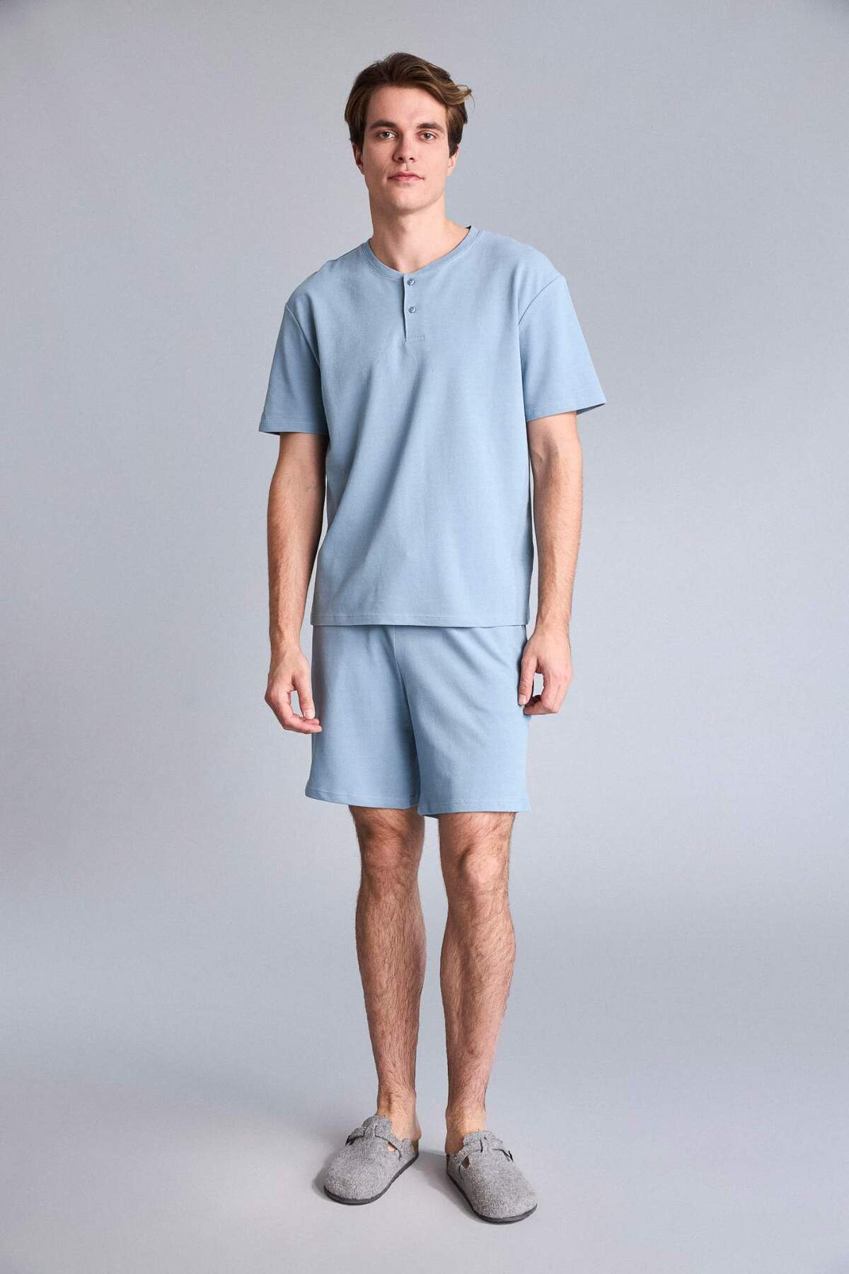 Defacto New Regular Fit Short Sleeve 2-Piece Pique Set H5199Ax26Sp